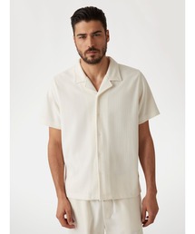 Guess | SS Baron Textured Knit Shirt 半袖シャツ(シャツ/ブラウス)