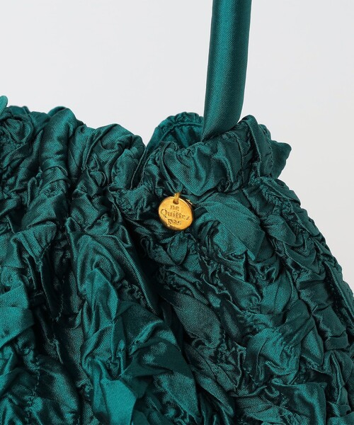 NE QUITTEZ PAS!（ヌキテパ）の「＜ne Quittez pas＞SHIRRING バッグ＜Select by EMMEL REFINES＞（ショルダーバッグ・レディース・オフホワイト/ケリーグリーン・FREE）」の9枚目の写真