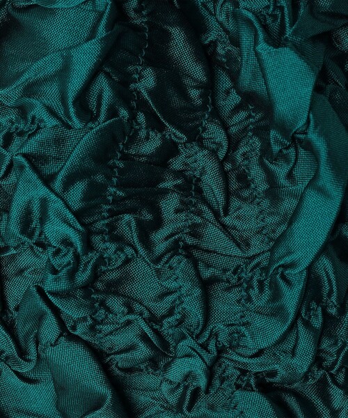 NE QUITTEZ PAS!（ヌキテパ）の「＜ne Quittez pas＞SHIRRING バッグ＜Select by EMMEL REFINES＞（ショルダーバッグ・レディース・オフホワイト/ケリーグリーン・FREE）」の10枚目の写真