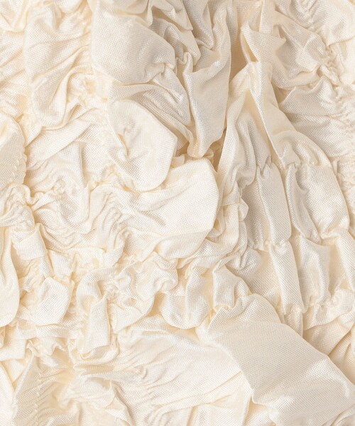 NE QUITTEZ PAS!（ヌキテパ）の「＜ne Quittez pas＞SHIRRING バッグ＜Select by EMMEL REFINES＞（ショルダーバッグ・レディース・オフホワイト/ケリーグリーン・FREE）」の14枚目の写真