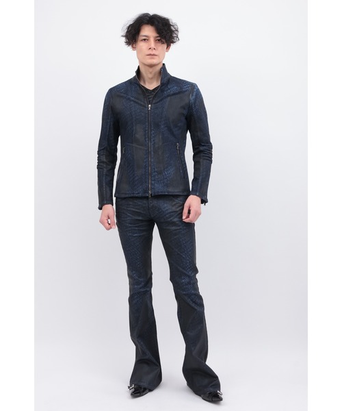 TORNADO MART（トルネードマート）の「ｸﾛｺﾀﾞｲﾙｺｰﾃｨﾝｸﾞﾍﾞﾙﾎﾞﾄﾑ（デニムパンツ・メンズ・ネイビー・M/S/LL/L）」の3枚目の写真