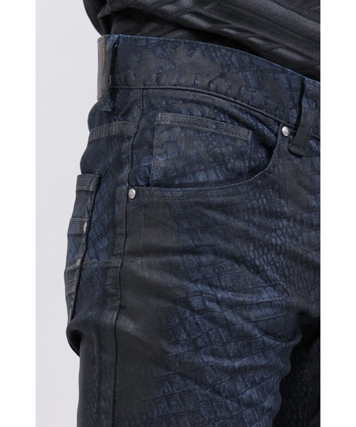 TORNADO MART（トルネードマート）の「ｸﾛｺﾀﾞｲﾙｺｰﾃｨﾝｸﾞﾍﾞﾙﾎﾞﾄﾑ（デニムパンツ・メンズ・ネイビー・M/S/LL/L）」の8枚目の写真