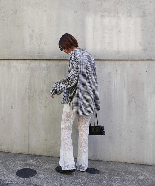 TEEN BOOP(ティーンブープ)の「レースフレアPT(その他パンツ・レディース・ブラック/オフホワイト・FREE)」の16枚目の写真