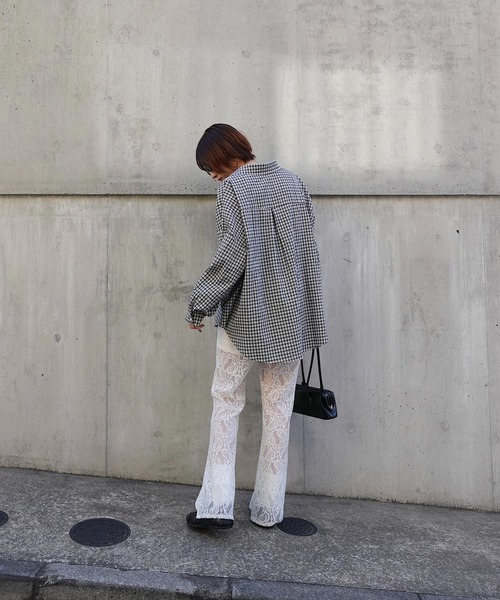 TEEN BOOP(ティーンブープ)の「レースフレアPT(その他パンツ・レディース・ブラック/オフホワイト・FREE)」の17枚目の写真