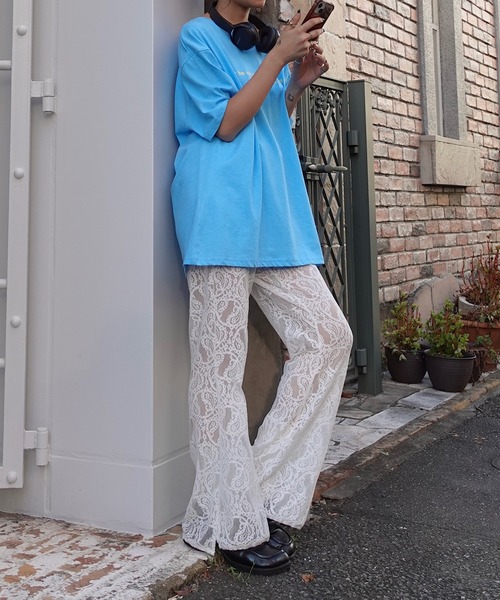 TEEN BOOP(ティーンブープ)の「レースフレアPT(その他パンツ・レディース・ブラック/オフホワイト・FREE)」の20枚目の写真