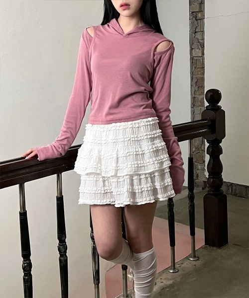 【新品タグ付】PEARLY GATES♡プリーツミニスカート インナーパンツ付 セール】プリーツミニスカート インナーパンツ付き（スカート