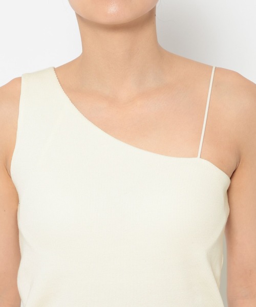 LEPSIM（レプシィム）の「カップ付きワンショルダー　320139（その他トップス・レディース・チャコールグレー/アイボリー・LARGE/MEDIUM）」の11枚目の写真