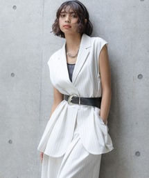 PAGEBOY | セットアップロングベスト(ベスト)