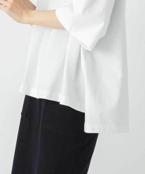 ever closet(エバークローゼット)の「BIGシルエット 半袖Tシャツ(Tシャツ/カットソー・レディース・ブラック/ホワイト・F)」の22枚目の写真