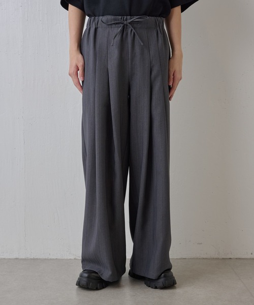COLONY 2139（コロニートゥーワンスリーナイン）の「ランダムヘリンボーン2タックワイドパンツ（スラックス・メンズ・ブラック/グレー・LARGE/MEDIUM）」の21枚目の写真