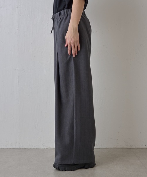 COLONY 2139（コロニートゥーワンスリーナイン）の「ランダムヘリンボーン2タックワイドパンツ（スラックス・メンズ・ブラック/グレー・LARGE/MEDIUM）」の22枚目の写真