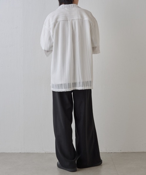 COLONY 2139（コロニートゥーワンスリーナイン）の「ランダムヘリンボーン2タックワイドパンツ（スラックス・メンズ・ブラック/グレー・LARGE/MEDIUM）」の13枚目の写真