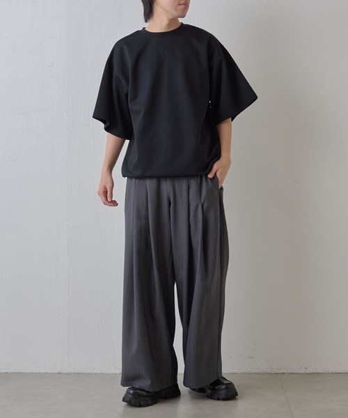 COLONY 2139（コロニートゥーワンスリーナイン）の「ランダムヘリンボーン2タックワイドパンツ（スラックス・メンズ・ブラック/グレー・LARGE/MEDIUM）」の17枚目の写真