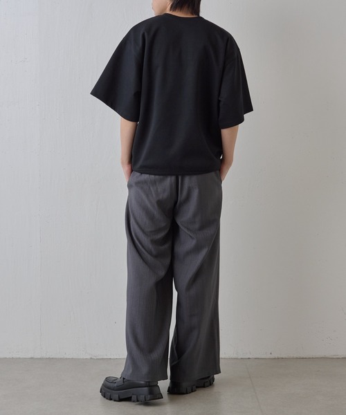 COLONY 2139（コロニートゥーワンスリーナイン）の「ランダムヘリンボーン2タックワイドパンツ（スラックス・メンズ・ブラック/グレー・LARGE/MEDIUM）」の19枚目の写真