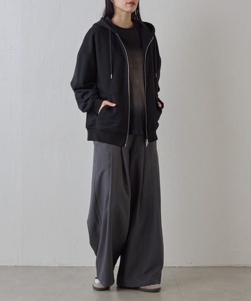 COLONY 2139（コロニートゥーワンスリーナイン）の「ランダムヘリンボーン2タックワイドパンツ（スラックス・メンズ・ブラック/グレー・LARGE/MEDIUM）」の15枚目の写真