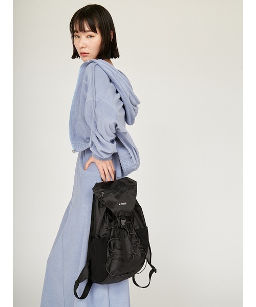 emmi パッカブルバックパック ブラック 限定カラー】パッカブルバックパック（バックパック/リュック