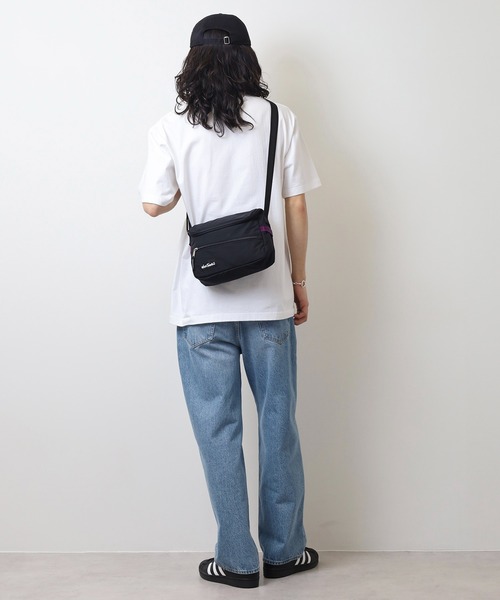 WILD THINGS（ワイルドシングス）の「WILD THINGS ナイロン ミニショルダーバッグ DELFY採用（ショルダーバッグ・メンズ・ブラック/パープル/ターコイズブルー・FREE）」の16枚目の写真