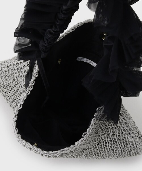 index（インデックス）の「雑材ワンショルダーフリルA4トート（トートバッグ・レディース・ライトベージュ/グレー/ベージュ系その他7・00）」の20枚目の写真