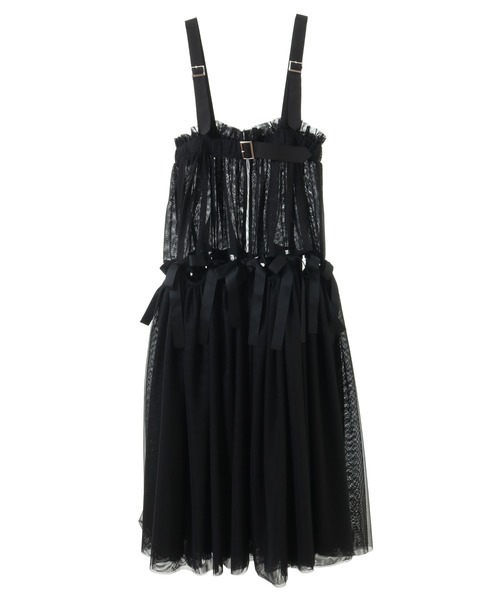 Candy Stripper（キャンディストリッパー）の「FULL OF RIBBON HARNESS TULLE スカート（スカート・レディース・アイボリー/スモークピンク/ライトブルー/ブラック・FREE）」の13枚目の写真