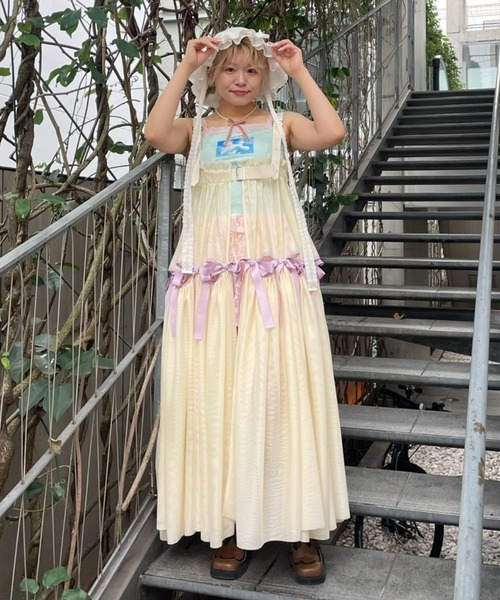 Candy Stripper  タータンチェック プリーツモッズコート Candy Stripper（キャンディストリッパー）の「CHECK FRILL MIDI