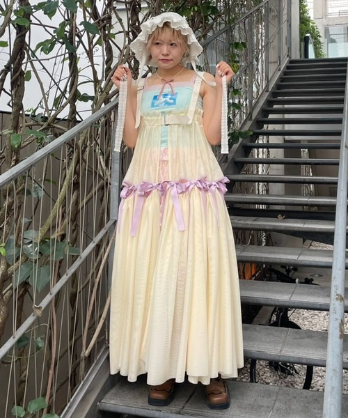 candy stripperチュールスカート セール】FULL OF RIBBON HARNESS TULLE スカート（スカート
