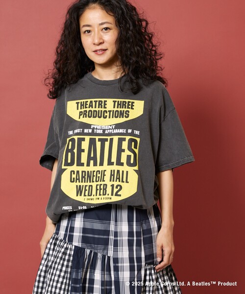 Freada（フリーダ）の「Freada/フリーダ BEATLES BIG LOGO TEE ２（Tシャツ/カットソー・レディース・ブラック/ピンク・ONE SIZE）」の11枚目の写真