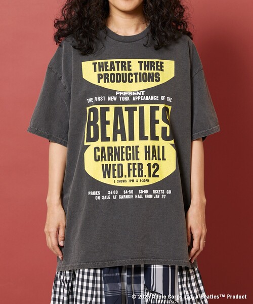 Freada（フリーダ）の「Freada/フリーダ BEATLES BIG LOGO TEE ２（Tシャツ/カットソー・レディース・ブラック/ピンク・ONE SIZE）」の12枚目の写真