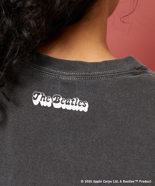 Freada（フリーダ）の「Freada/フリーダ BEATLES BIG LOGO TEE ２（Tシャツ/カットソー・レディース・ブラック/ピンク・ONE SIZE）」の14枚目の写真