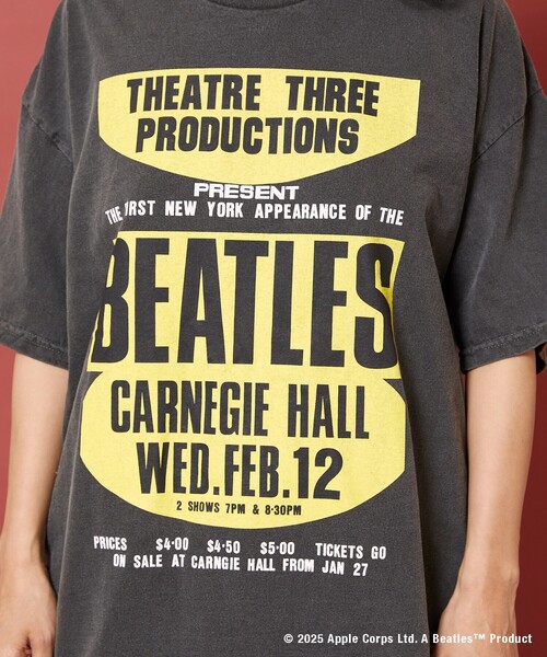 Freada（フリーダ）の「Freada/フリーダ BEATLES BIG LOGO TEE ２（Tシャツ/カットソー・レディース・ブラック/ピンク・ONE SIZE）」の15枚目の写真