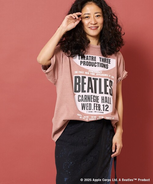 Freada（フリーダ）の「Freada/フリーダ BEATLES BIG LOGO TEE ２（Tシャツ/カットソー・レディース・ブラック/ピンク・ONE SIZE）」の19枚目の写真