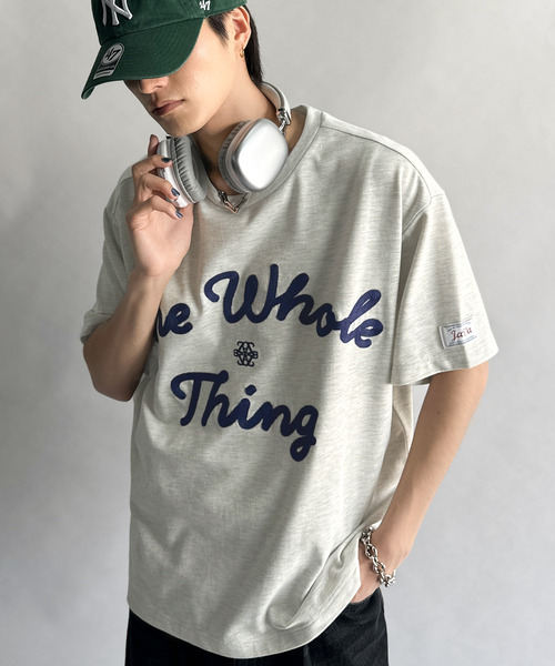 Java(ジャバ)の「《JaVaジャバコラボ》“トレンドを纏う”コード刺繍ロゴTシャツ(オーバーサイズ)(Tシャツ/カットソー・メンズ・オートミール/ブラック/ホワイト・SMALL/MEDIUM/LARGE/X-LARGE)」の20枚目の写真