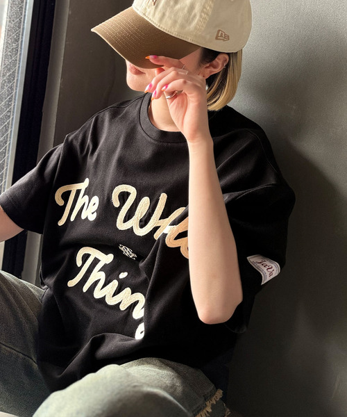 Java(ジャバ)の「《JaVaジャバコラボ》“トレンドを纏う”コード刺繍ロゴTシャツ(オーバーサイズ)(Tシャツ/カットソー・メンズ・オートミール/ブラック/ホワイト・SMALL/MEDIUM/LARGE/X-LARGE)」の13枚目の写真