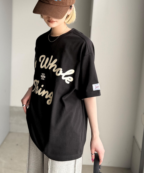 Java(ジャバ)の「《JaVaジャバコラボ》“トレンドを纏う”コード刺繍ロゴTシャツ(オーバーサイズ)(Tシャツ/カットソー・メンズ・オートミール/ブラック/ホワイト・SMALL/MEDIUM/LARGE/X-LARGE)」の17枚目の写真