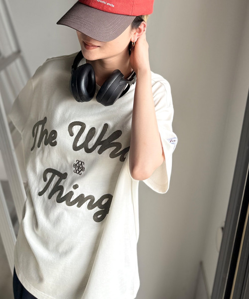 Java(ジャバ)の「《JaVaジャバコラボ》“トレンドを纏う”コード刺繍ロゴTシャツ(オーバーサイズ)(Tシャツ/カットソー・メンズ・オートミール/ブラック/ホワイト・SMALL/MEDIUM/LARGE/X-LARGE)」の6枚目の写真