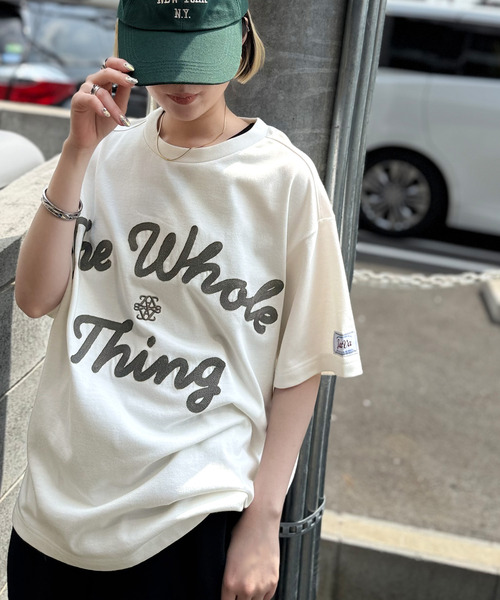 Java(ジャバ)の「《JaVaジャバコラボ》“トレンドを纏う”コード刺繍ロゴTシャツ(オーバーサイズ)(Tシャツ/カットソー・メンズ・オートミール/ブラック/ホワイト・SMALL/MEDIUM/LARGE/X-LARGE)」の10枚目の写真