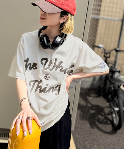 Java(ジャバ)の「《JaVaジャバコラボ》“トレンドを纏う”コード刺繍ロゴTシャツ(オーバーサイズ)(Tシャツ/カットソー・メンズ・オートミール/ブラック/ホワイト・SMALL/MEDIUM/LARGE/X-LARGE)」の8枚目の写真