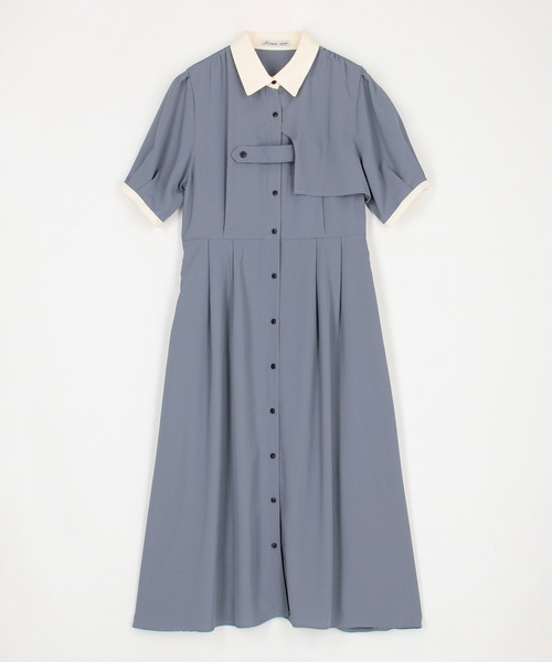 nico出品になります。 ワンピース ドッキング風シャツワンピース : ZOZOTOWN Yahoo!店