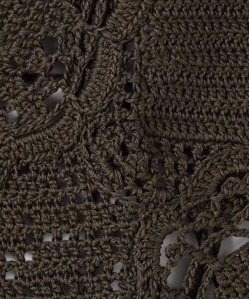 TOMORROWLAND （トゥモローランド）の「CORDERA HANDMADE CROCHE（キャミソール・レディース・ダークブラウン・FREE）」の10枚目の写真