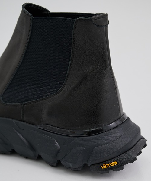 LEATHER Vibram SIDE GORE BOOTS（ブーツ）｜UNITED TOKYO
