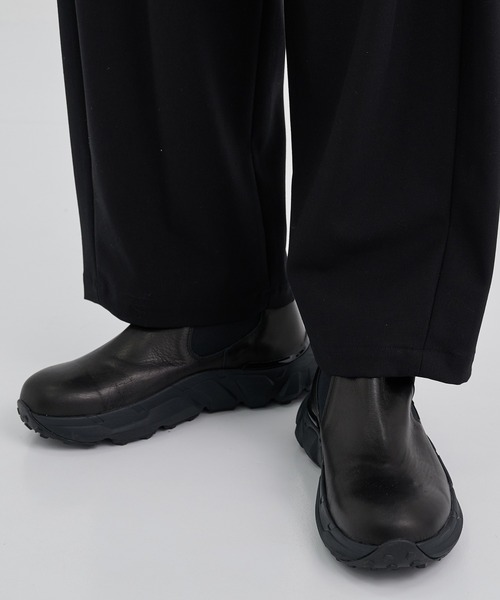 セール】LEATHER Vibram SIDE GORE BOOTS（ブーツ）｜UNITED TOKYO