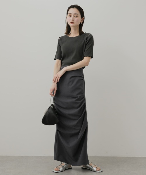 SENSE OF PLACE by URBAN RESEARCH（センスオブプレイスバイアーバンリサーチ）の「スクエアトゥベルトサンダル（サンダル・レディース・シルバー/ブラック/ゴールド・SMALL/MEDIUM/LARGE）」の5枚目の写真