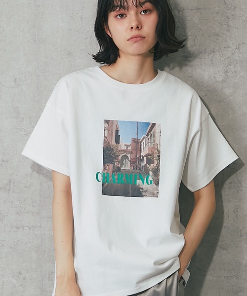 セール】カラーフォトプリントT（Tシャツ/カットソー）｜ANOTHER
