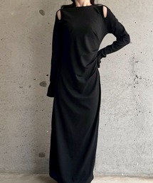 cuorequal（クオレコール）の「オープンショルダーリブワンピース（ワンピース）」