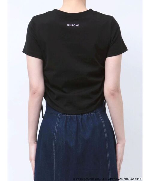 MERCURYDUO(マーキュリーデュオ)の「【メロクロコラボ】クロミワンポイント刺繍クロップドTシャツ(Tシャツ/カットソー・レディース・ブラック・FREE)」の18枚目の写真