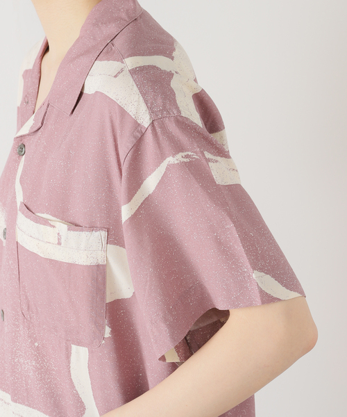 OBEY(オベイ)の「【OBEY / オベイ】 JACQUES WOVEN 181210431-25P(シャツ/ブラウス・レディース・バーガンディー・MEDIUM/SMALL)」の8枚目の写真