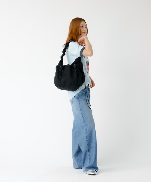 Dickies(ディッキーズ)の「【DICKIES/ディッキーズ】Dickies MP DS SHOULDER BAG 80976500/ショルダーバッグ/シャーリング/ユニセックス【WEB限定】(トートバッグ・レディース・グレー/ブラック/アイボリー・フリー)」の21枚目の写真