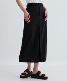 GALLEST | 【セットアップ対応】リネンライクボックスタックスカート【カセット服/通勤・オフィス】(スカート)