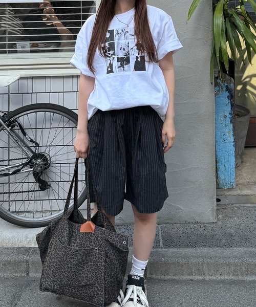 napinna maison(ナピナメゾン)の「【napinna maison×HIINA】オーバープリントTシャツ(Tシャツ/カットソー・レディース・ホワイト系2/ホワイト系1/ブラック系1・L/M)」の11枚目の写真