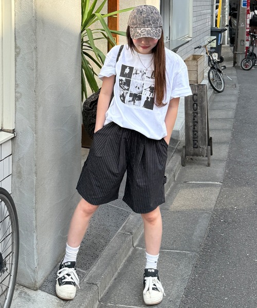 napinna maison(ナピナメゾン)の「【napinna maison×HIINA】オーバープリントTシャツ(Tシャツ/カットソー・レディース・ホワイト系2/ホワイト系1/ブラック系1・L/M)」の15枚目の写真