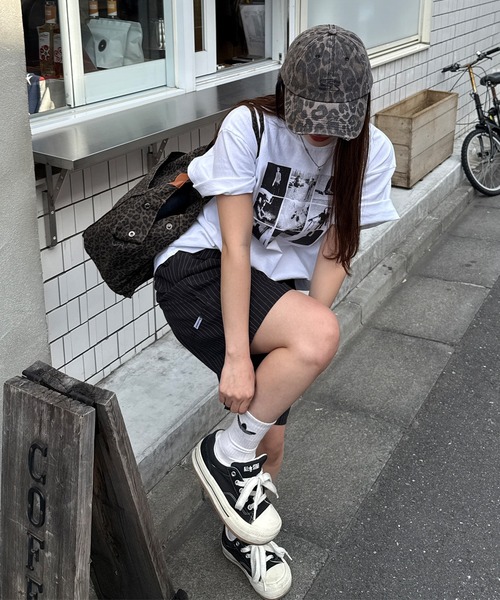 napinna maison(ナピナメゾン)の「【napinna maison×HIINA】オーバープリントTシャツ(Tシャツ/カットソー・レディース・ホワイト系2/ホワイト系1/ブラック系1・L/M)」の16枚目の写真